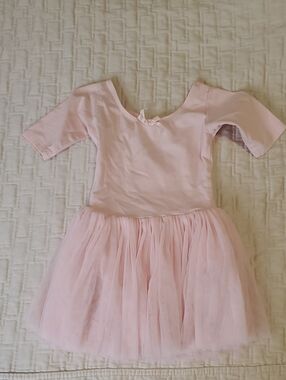 Girls' Light Pink Tulle Ballet Dance Dress